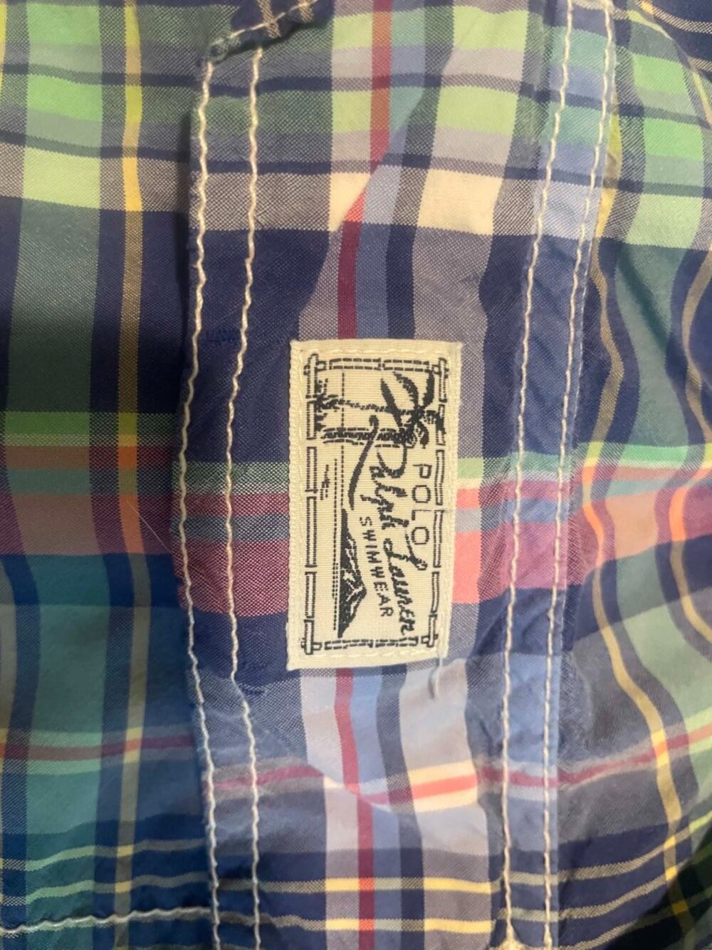 Ralph Lauren Men Swimtrunk Plaid XXL